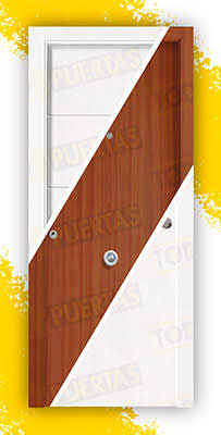 Puerta Block Blindada Mod. Dos Caras 2060x870 mm.
