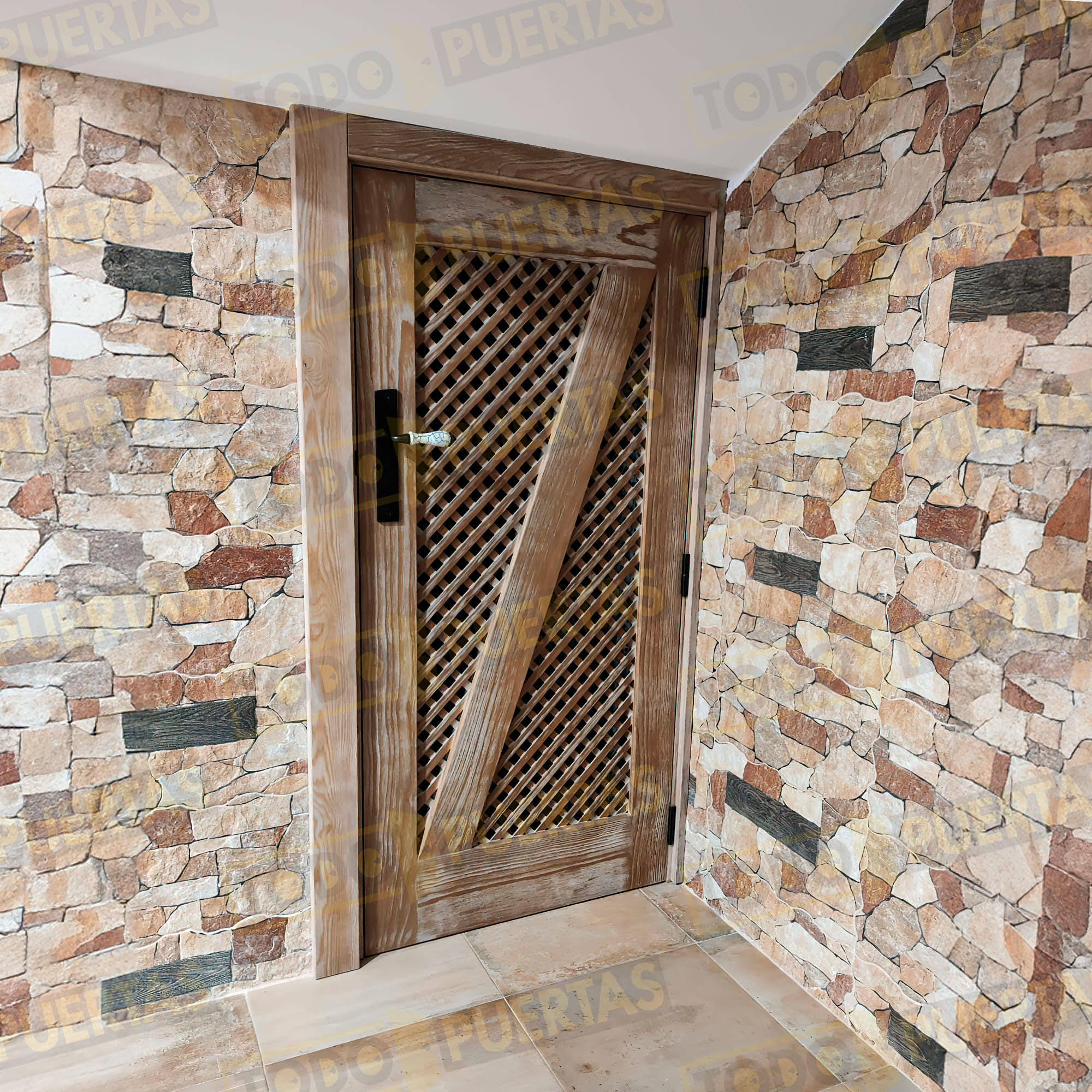 Foto Herrajes Puertas Entrada Serie Rústica cliente 5