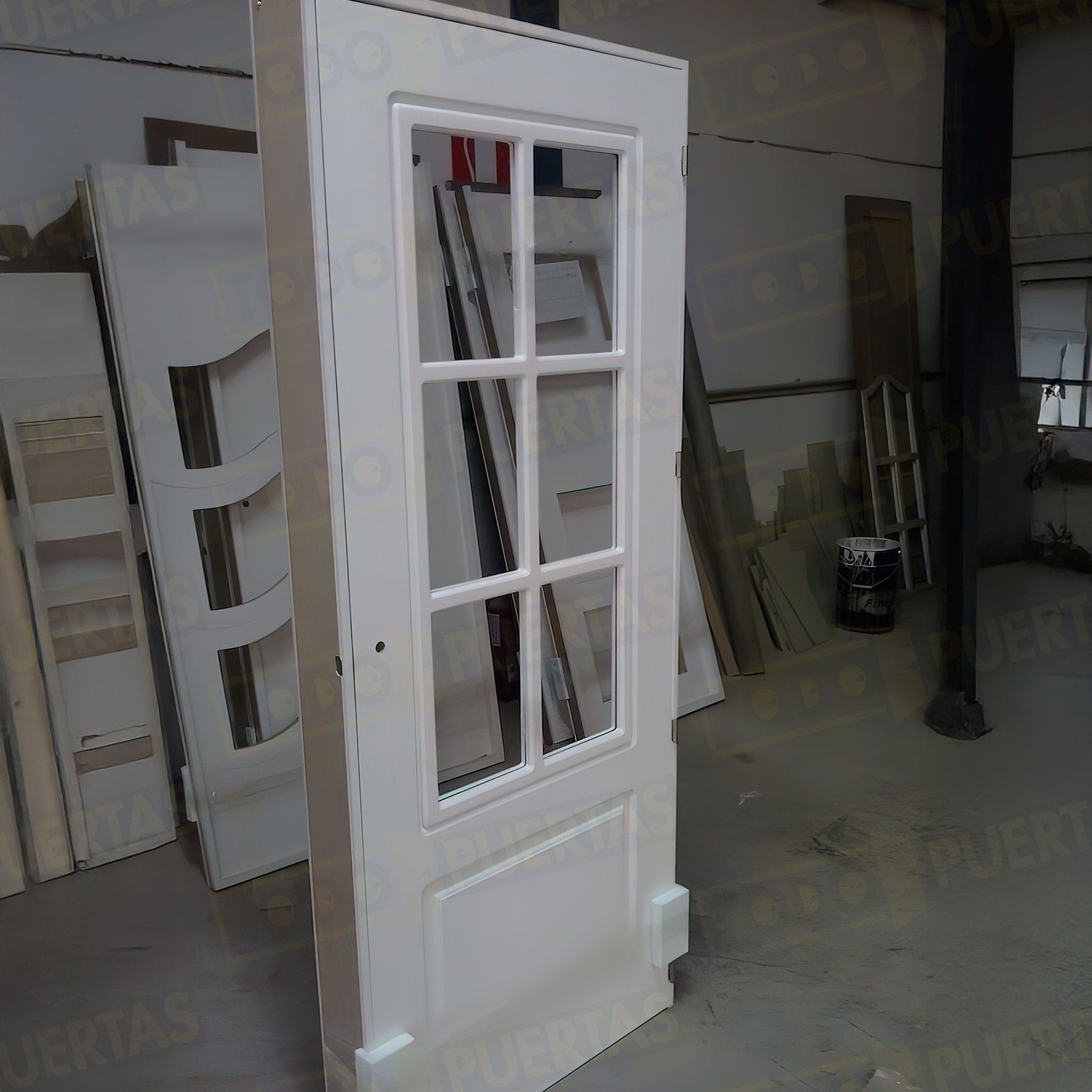Foto Puertas Lacadas Blancas Rústicas cliente 7