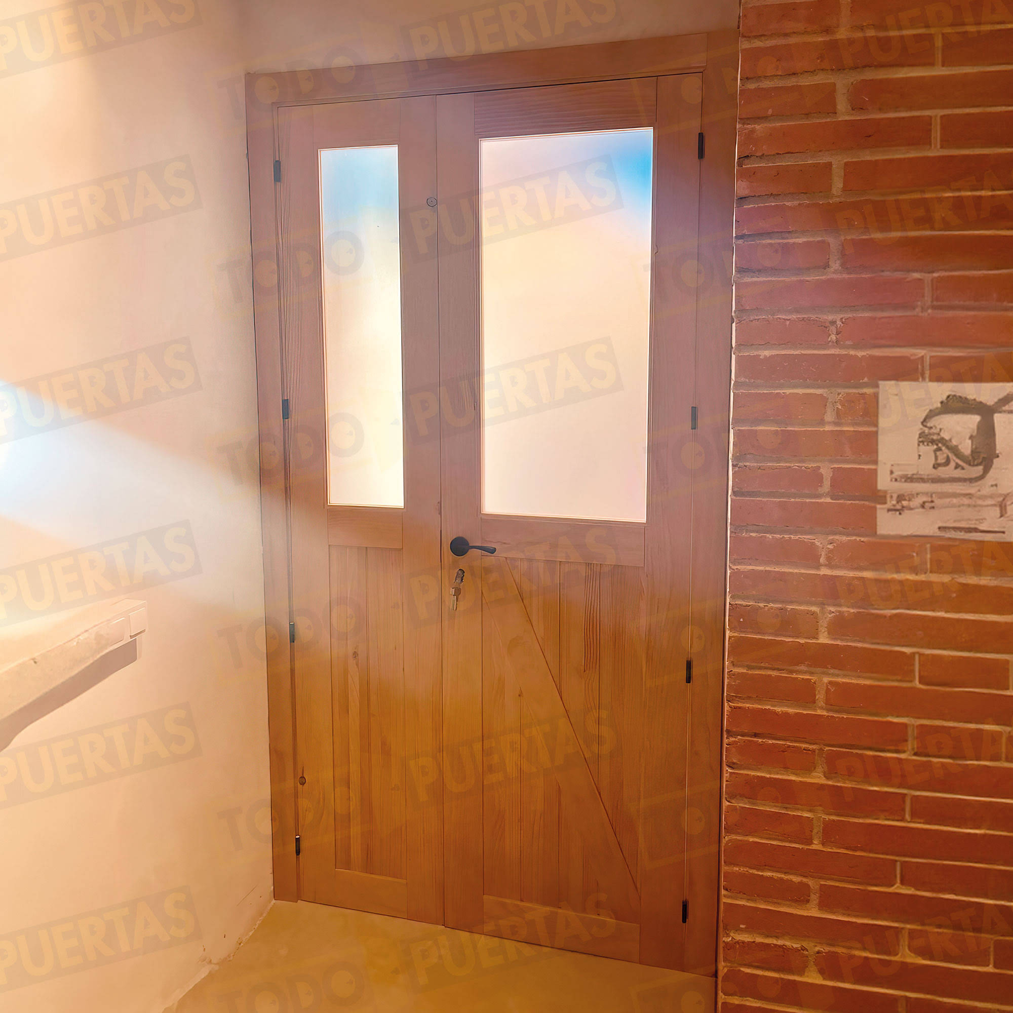 Foto Puertas Rústicas Nogal cliente 9