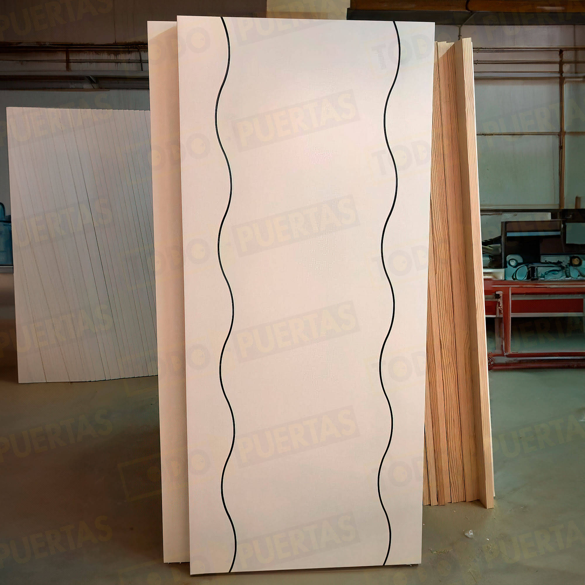 Foto Puertas Lacadas Blancas Rústicas cliente 11