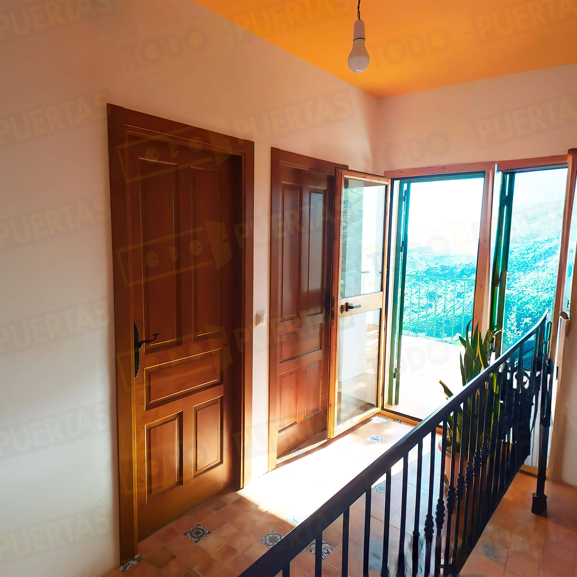 Foto Puertas Rústicas Nogal cliente 3