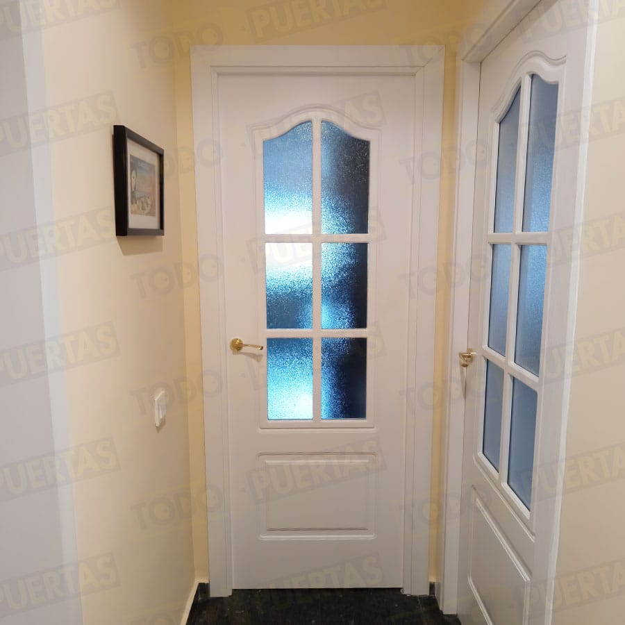 Foto Puertas Lacadas Blancas Rústicas cliente 15