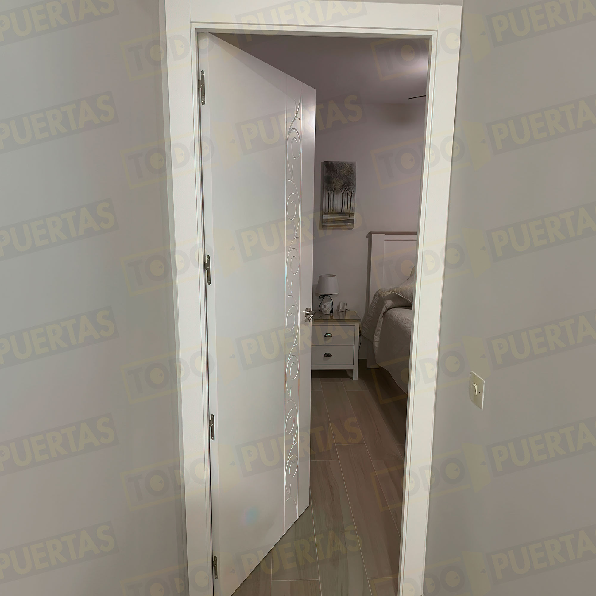 Foto Puertas Lacadas Blancas cliente 4
