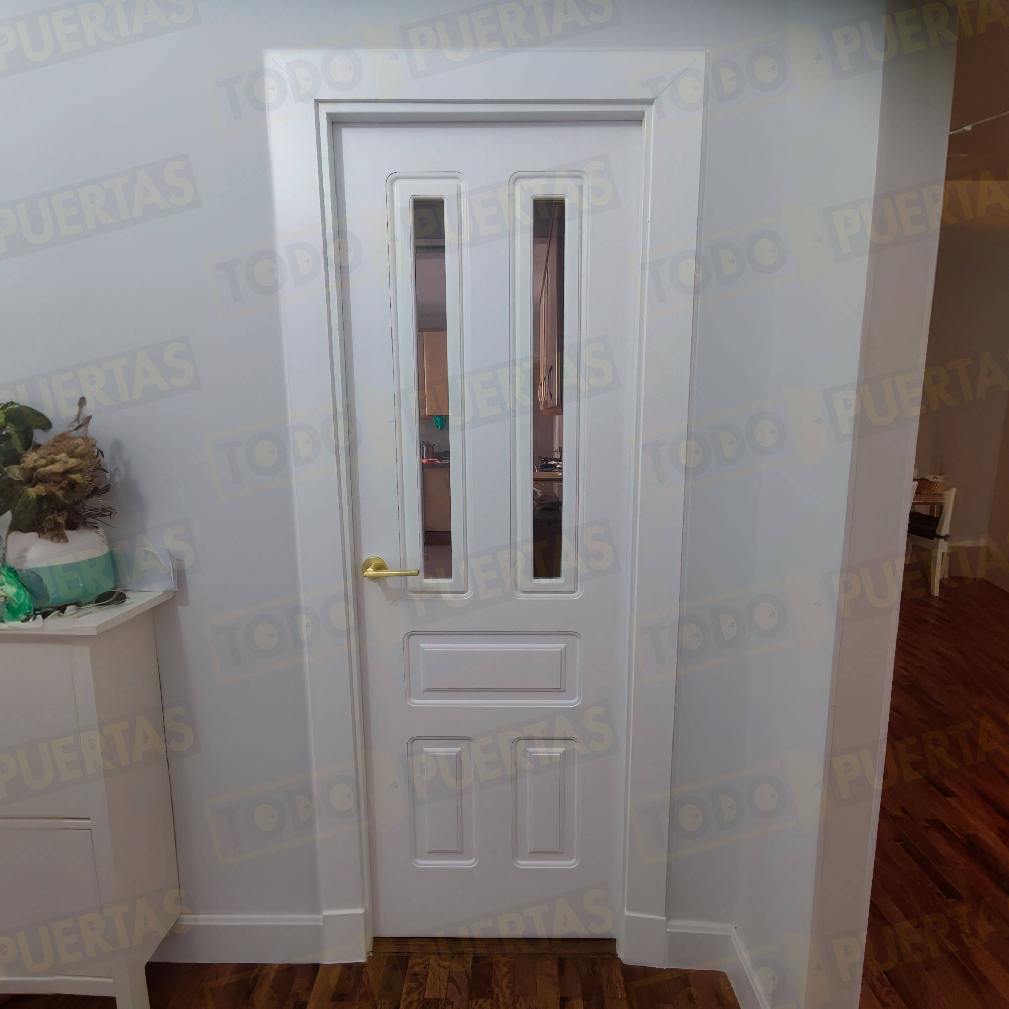 Foto Puertas Lacadas Blancas cliente 12