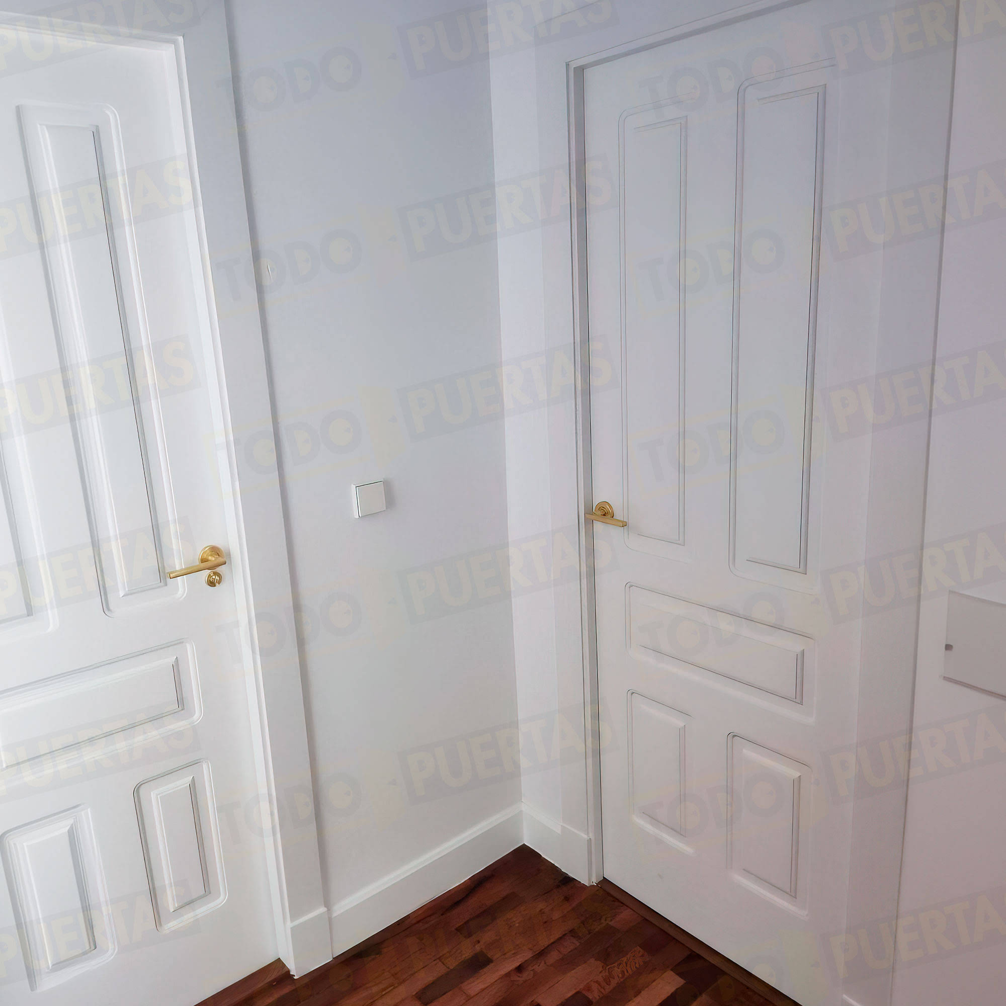 Foto Puertas Lacadas Blancas Rústicas cliente 11