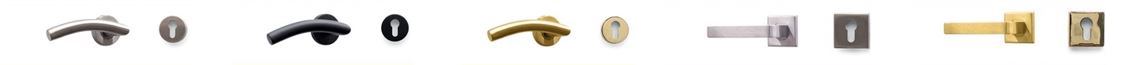 Manillas de roseta para Puertas acorazadas Manillas de roseta para Puertas acorazadas