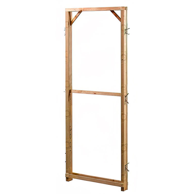 Premarco de 35 mm de madera para puertas simples (block de 1 hoja)