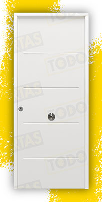 Puerta Acorazada 1105 Sagacor 100 Blanca (Dos Caras Iguales)
