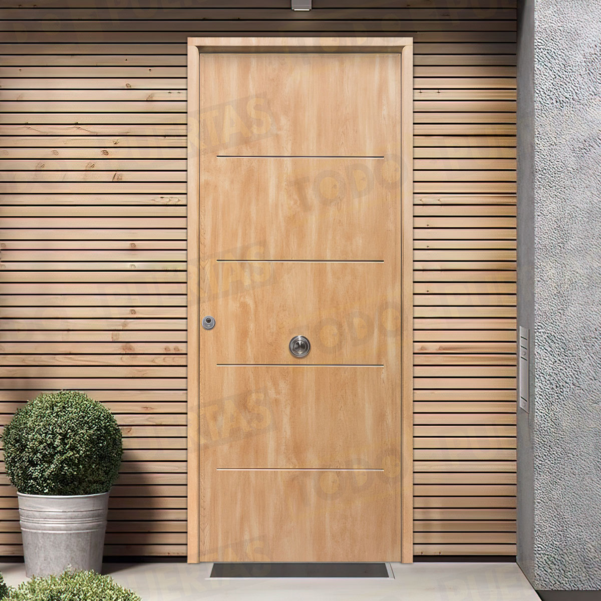 Puerta Acorazada 1105 Sagacor 100 Roble (Dos Caras Iguales)