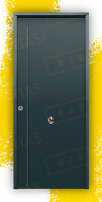 Puerta Acorazada 1120 Sagacor 100 Gris Antracita 7016 (Dos Caras Iguales)