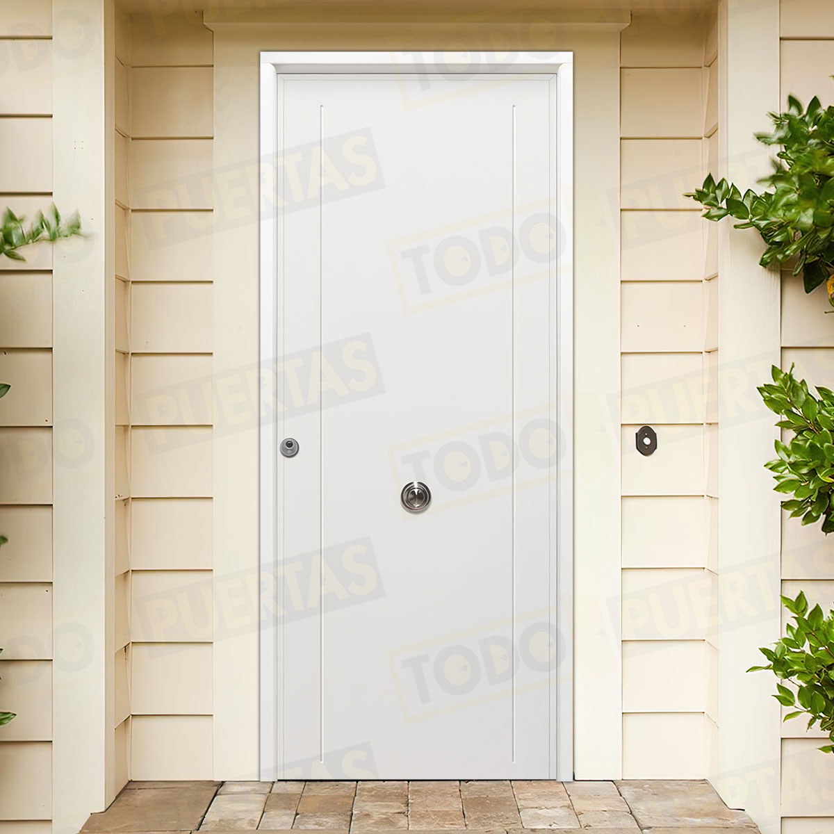 Puerta Acorazada 1130 Sagacor 100 Blanca (Dos Caras Iguales)