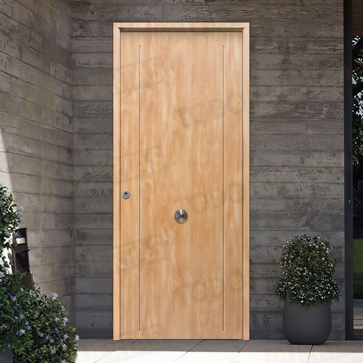 Puerta Acorazada 1130 Sagacor 100 Roble (Dos Caras Iguales)