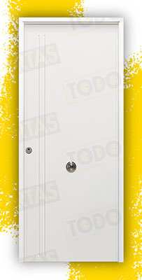 Puerta Acorazada 1130 L Sagacor 100 Blanca (Dos Caras Iguales)