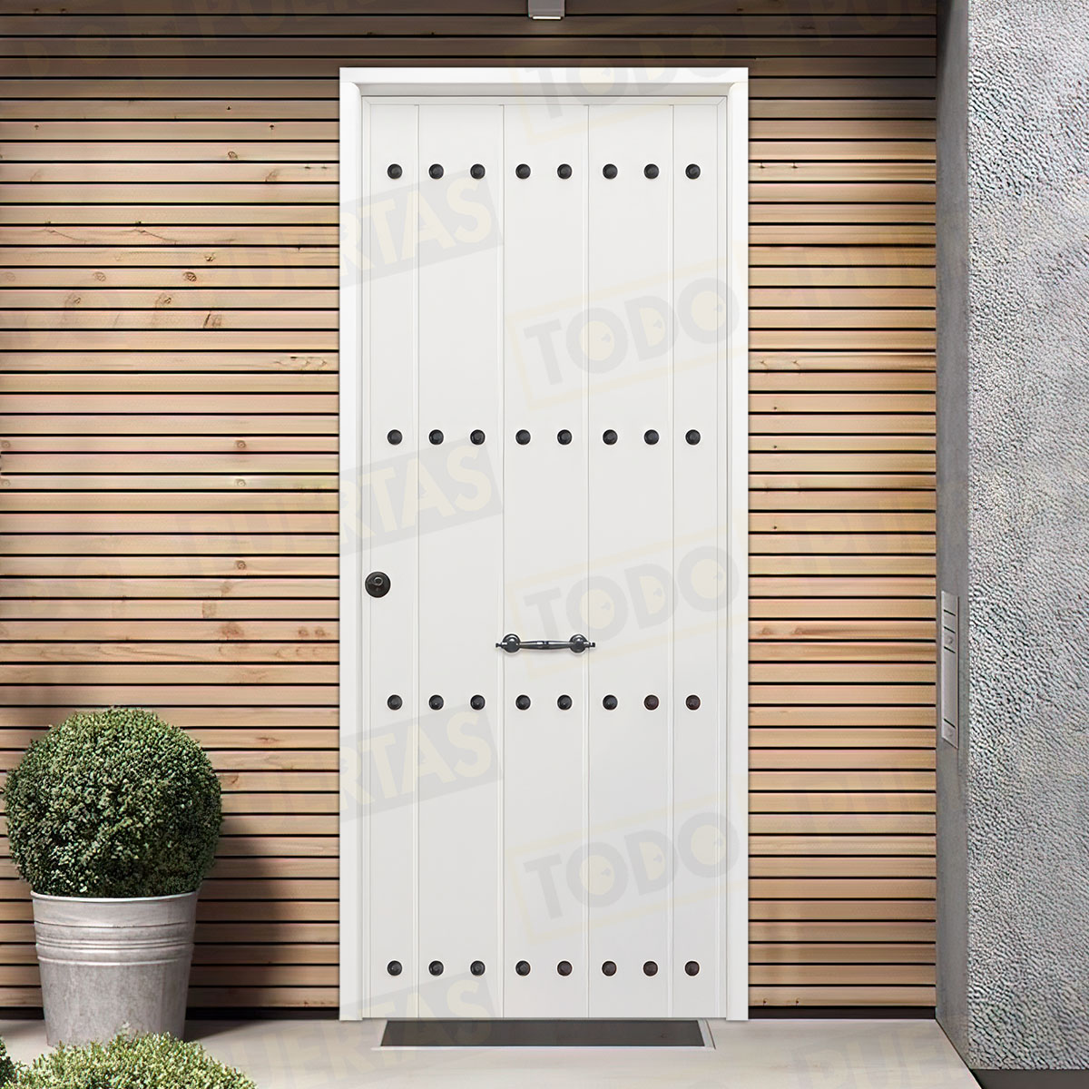 Puerta Acorazada 1150 CL Sagacor 100 Blanca (Dos Caras Iguales)