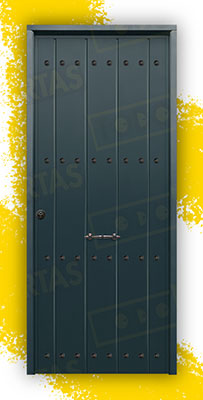 Puerta Acorazada 1150 CL Sagacor 100 Gris Antracita 7016 (Dos Caras Iguales)