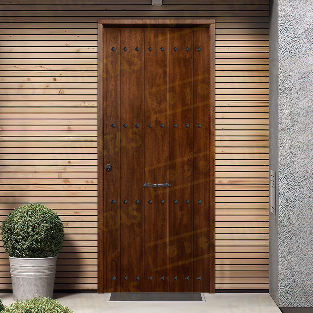 Puerta Acorazada 1150 CL Sagacor 100 Roble Viejo (Dos Caras Iguales)