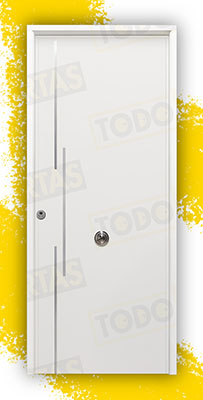 Puerta Acorazada Acacia FM Sagacor 100 Blanca (Dos Caras Iguales)