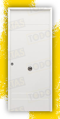 Puerta Acorazada Azalea Sagacor 100 Blanca (Dos Caras Iguales)