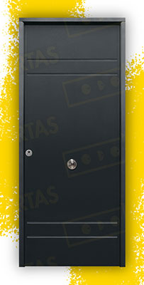 Puerta Acorazada Azalea Sagacor 100 Gris Oxidon (Dos Caras Iguales)