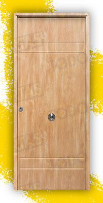 Puerta Acorazada Azalea Sagacor 100 Roble (Dos Caras Iguales)