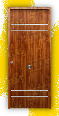 Puerta Acorazada Azalea FM Sagacor 100 Embero (Dos Caras Iguales)