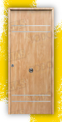 Puerta Acorazada Azalea FM Sagacor 100 Roble (Dos Caras Iguales)