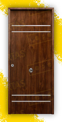 Puerta Acorazada Azalea FM Sagacor 100 Roble Viejo (Dos Caras Iguales)