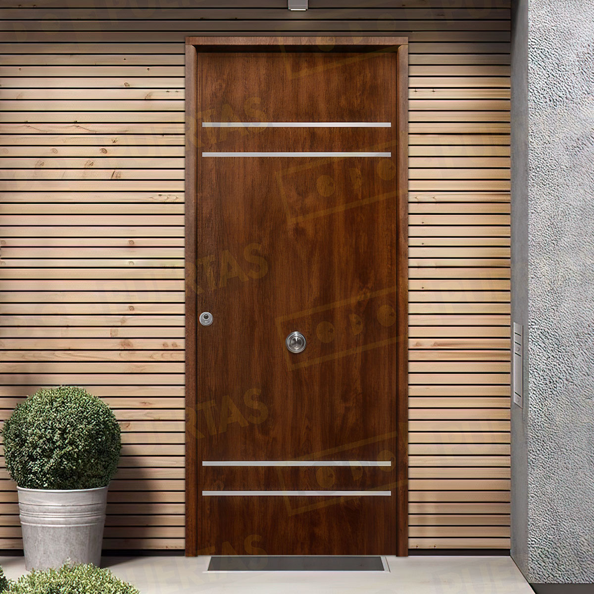 Puerta Acorazada Azalea FM Sagacor 100 Roble Viejo (Dos Caras Iguales)