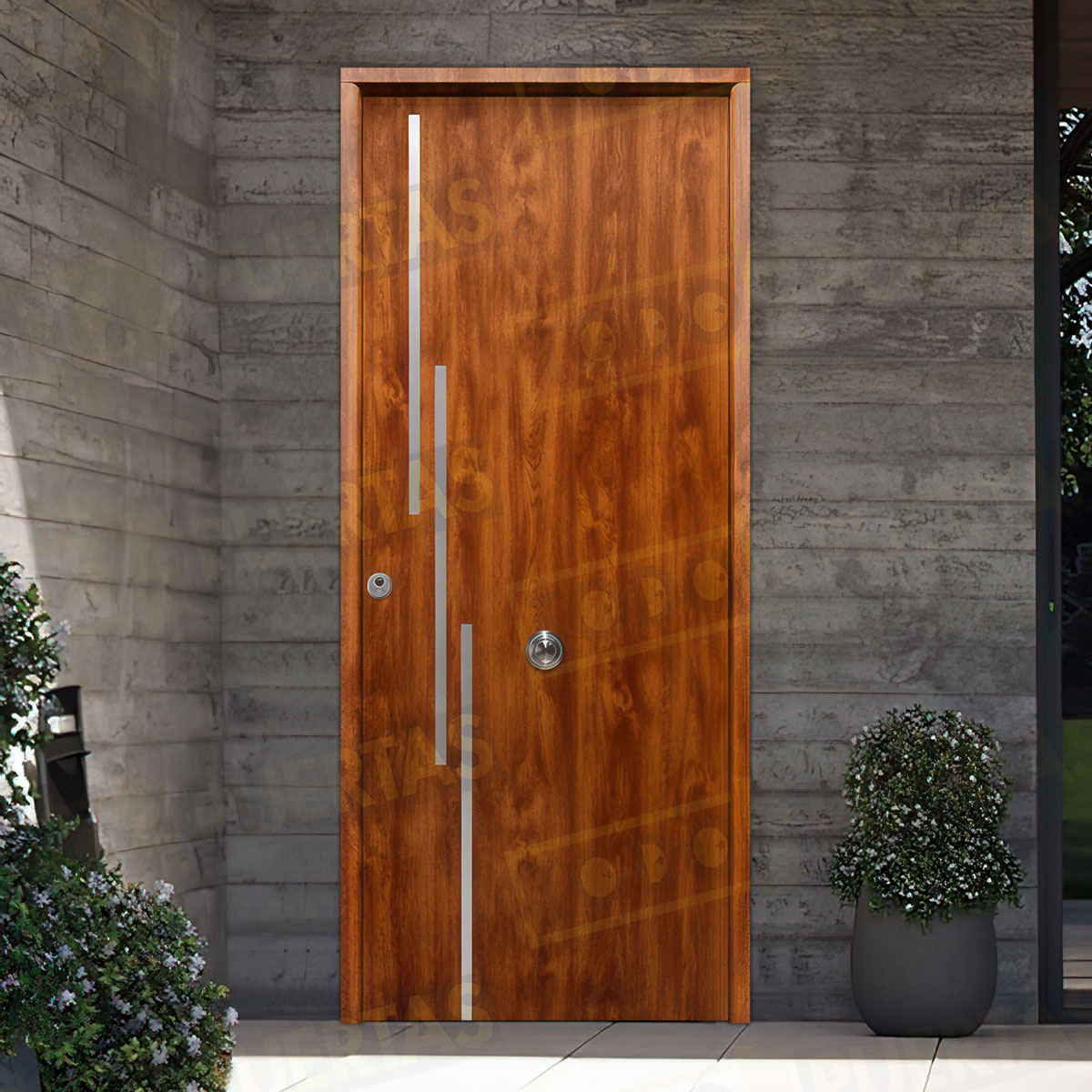 Puerta Acorazada Camelia FM Sagacor 100 Embero (Dos Caras Iguales)