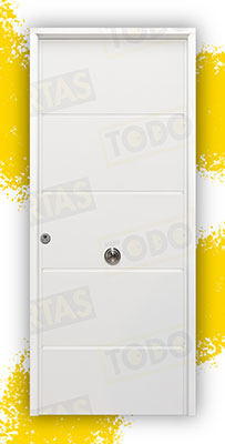 Puerta Acorazada Cintia Sagacor 100 Blanca (Dos Caras Iguales)