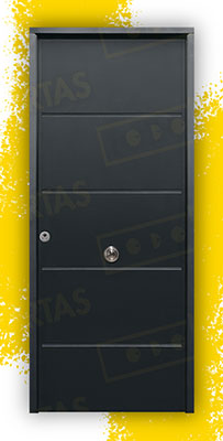 Puerta Acorazada Cintia Sagacor 100 Gris Oxidon (Dos Caras Iguales)