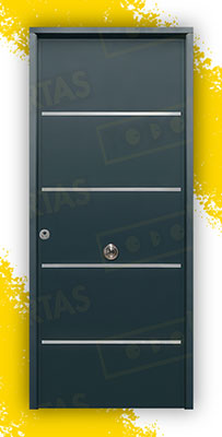 Puerta Acorazada Cintia FM Sagacor 100 Gris Antracita 7016 (Dos Caras Iguales)