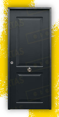 Puerta Acorazada Clásica Sagacor 100 Gris Oxidon (Dos Caras Iguales)