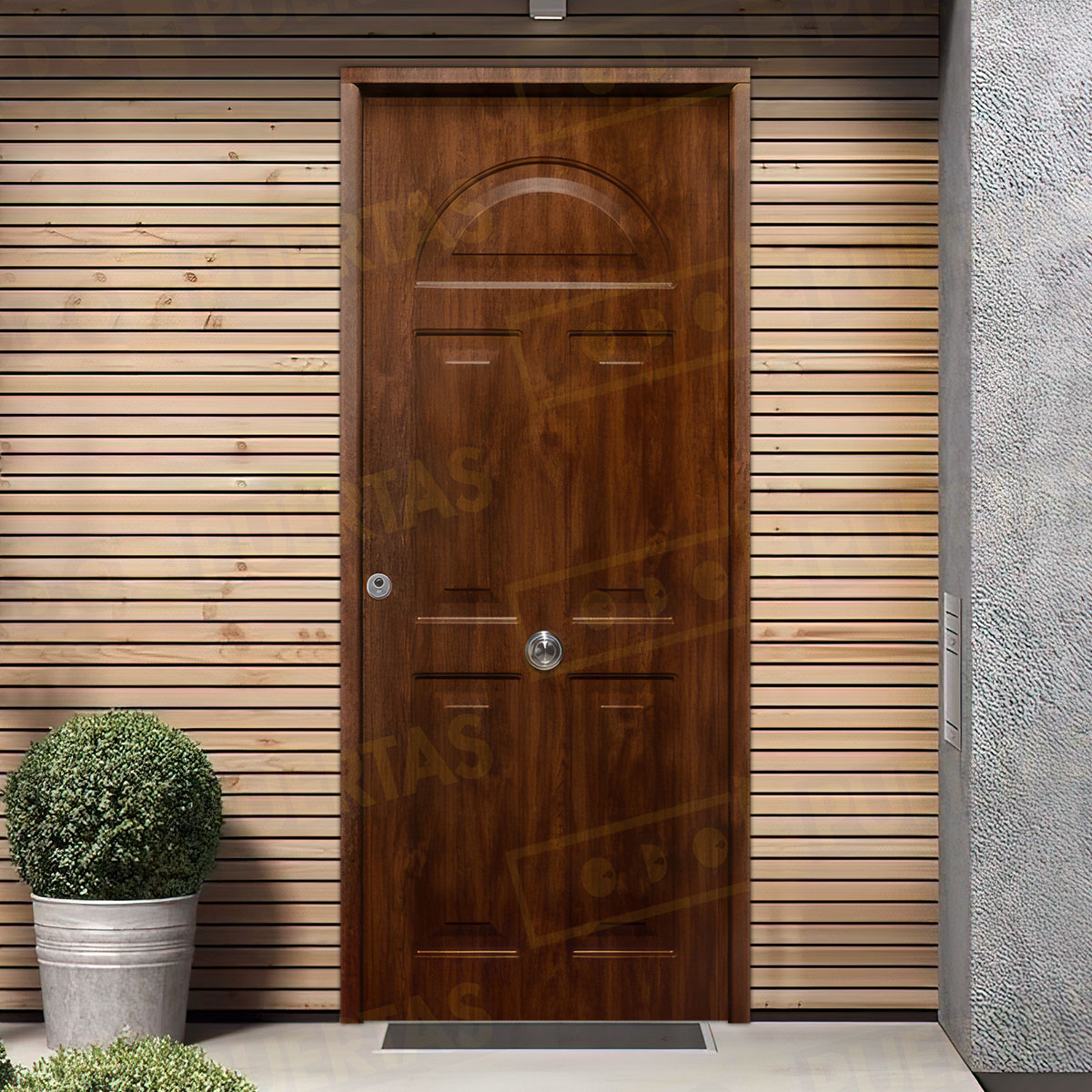 Puerta Acorazada Coral Sagacor 100 Roble Viejo (Dos Caras Iguales)