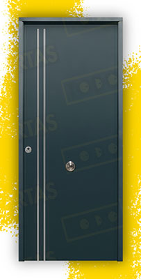 Puerta Acorazada Iris FM Sagacor 100 Gris Antracita 7016 (Dos Caras Iguales)