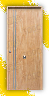 Puerta Acorazada Iris FM Sagacor 100 Roble (Dos Caras Iguales)