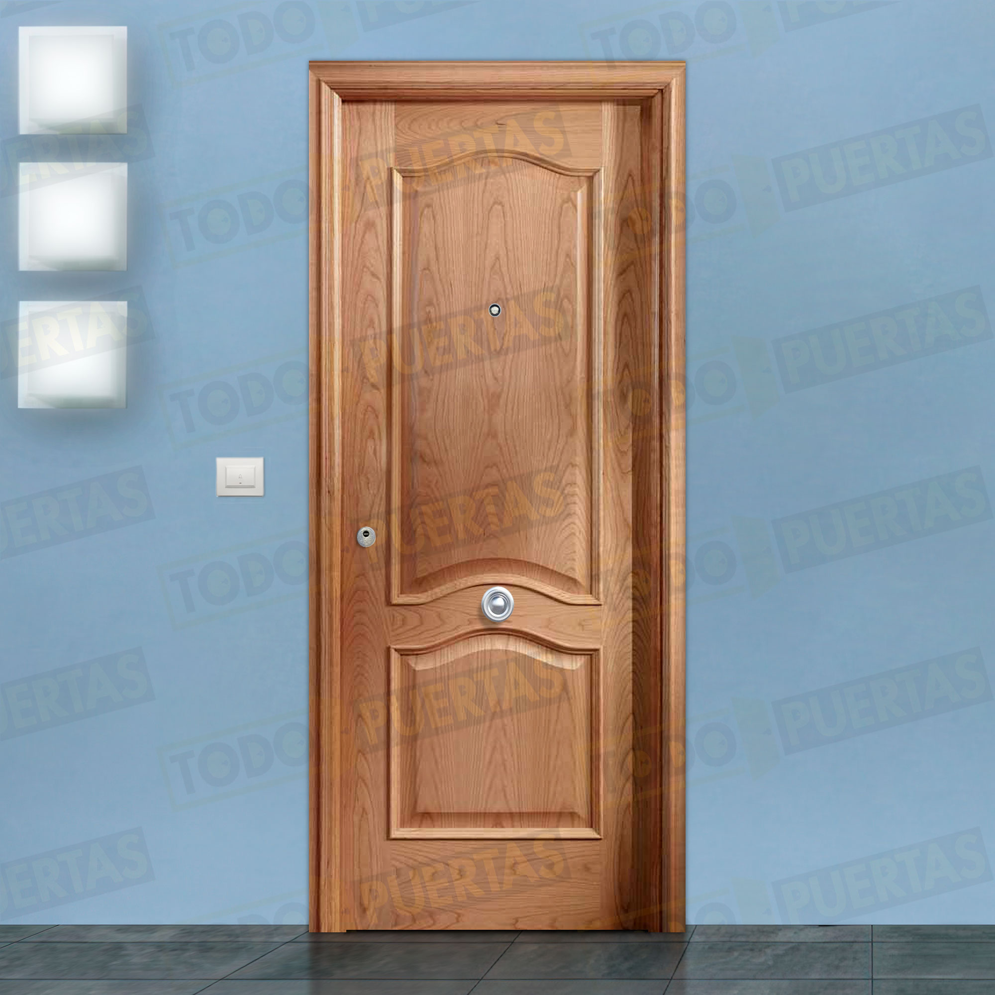Puerta Block Blindada Mod. Big-Ben 2060x870 mm.