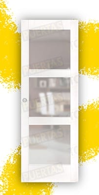 Puerta Corredera Mod. Albir Lacada Blanca