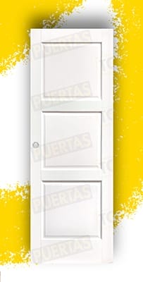 Puerta Corredera Mod. Albir BV3 Lacada Blanca
