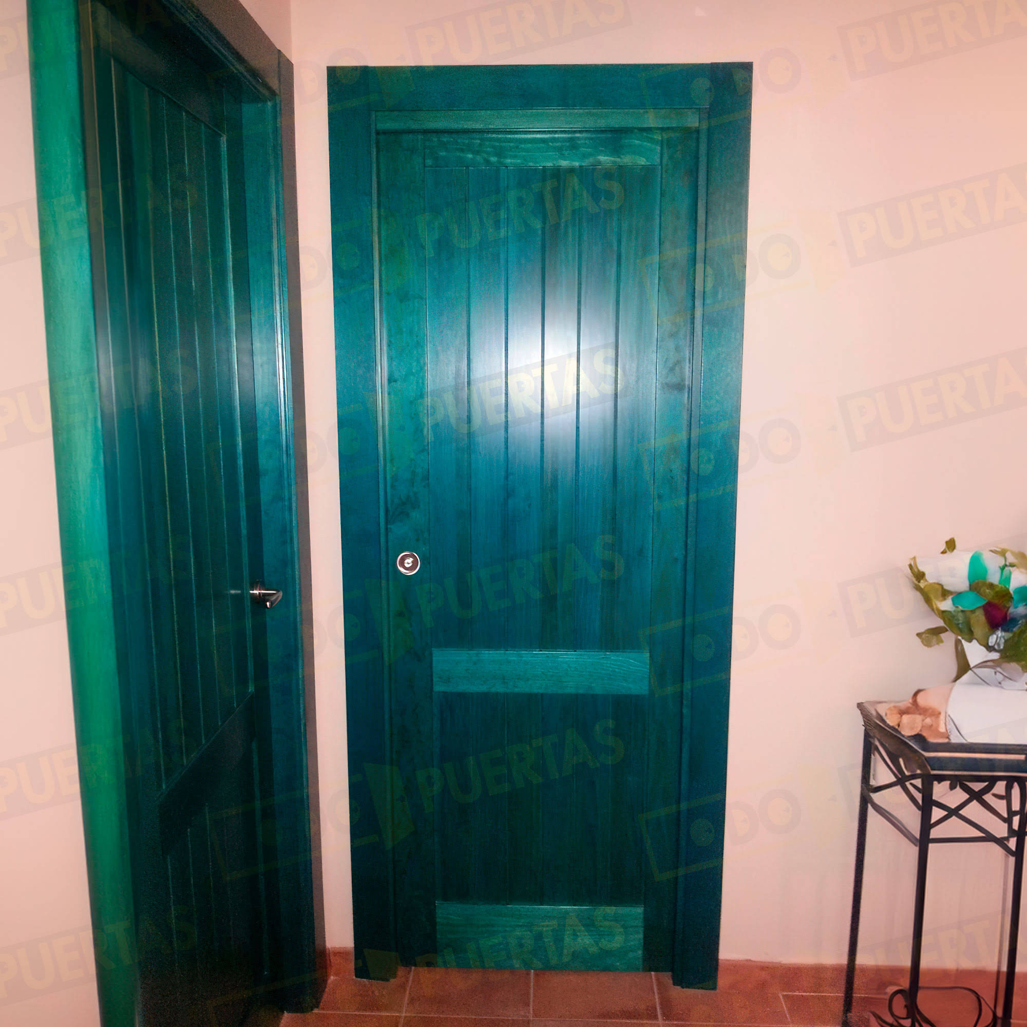 Puerta Corredera Mod. Tarancón Lacada Blanca
