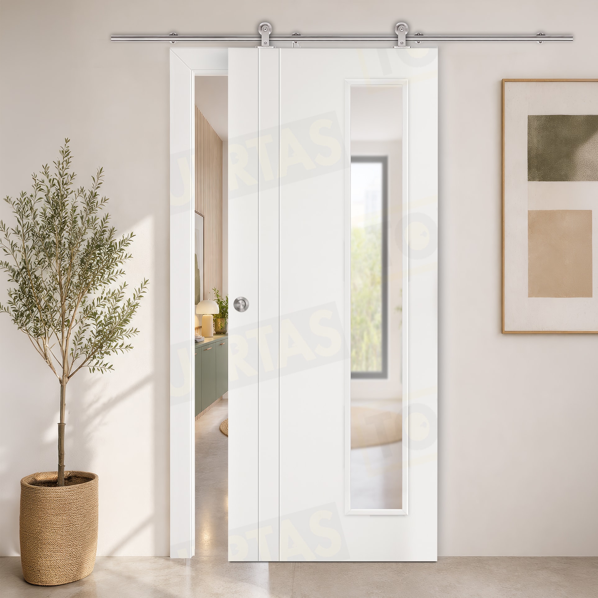 Puerta Corredera Mod. Álava V1L