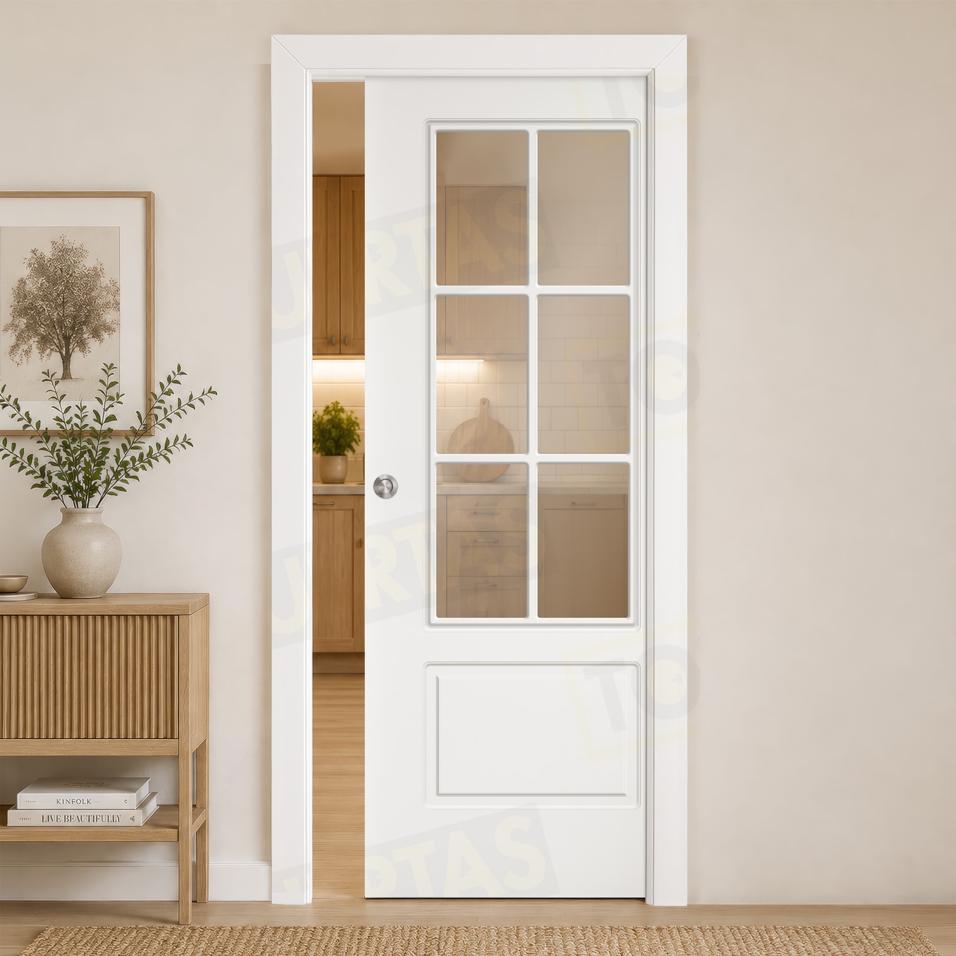 Puerta Corredera Mod. Gabón V6