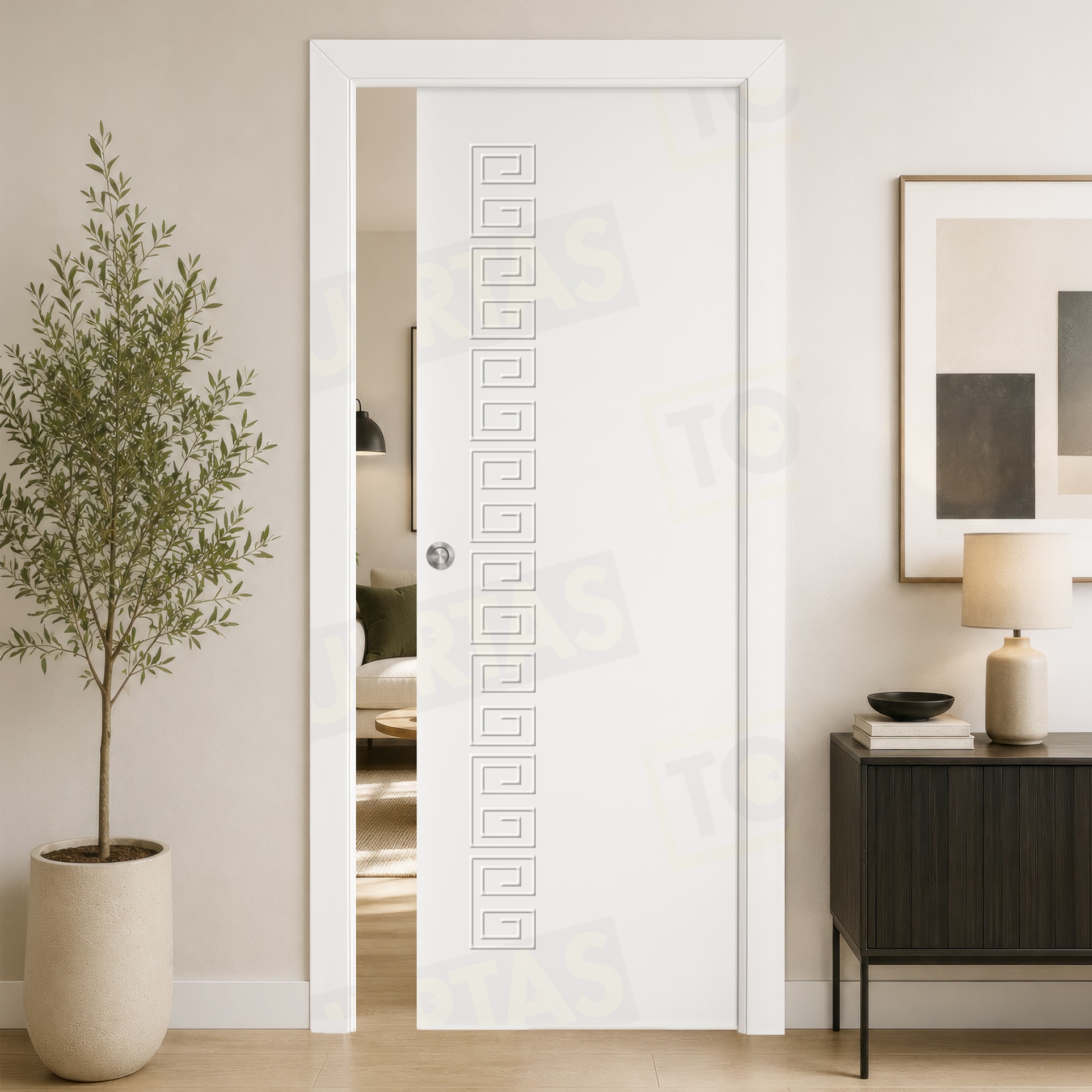 Puerta Corredera Mod. Grecia