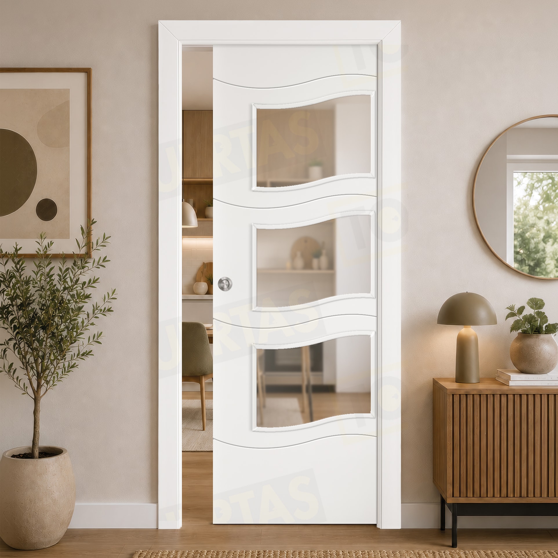 Puerta Corredera Mod. Lyon BV3