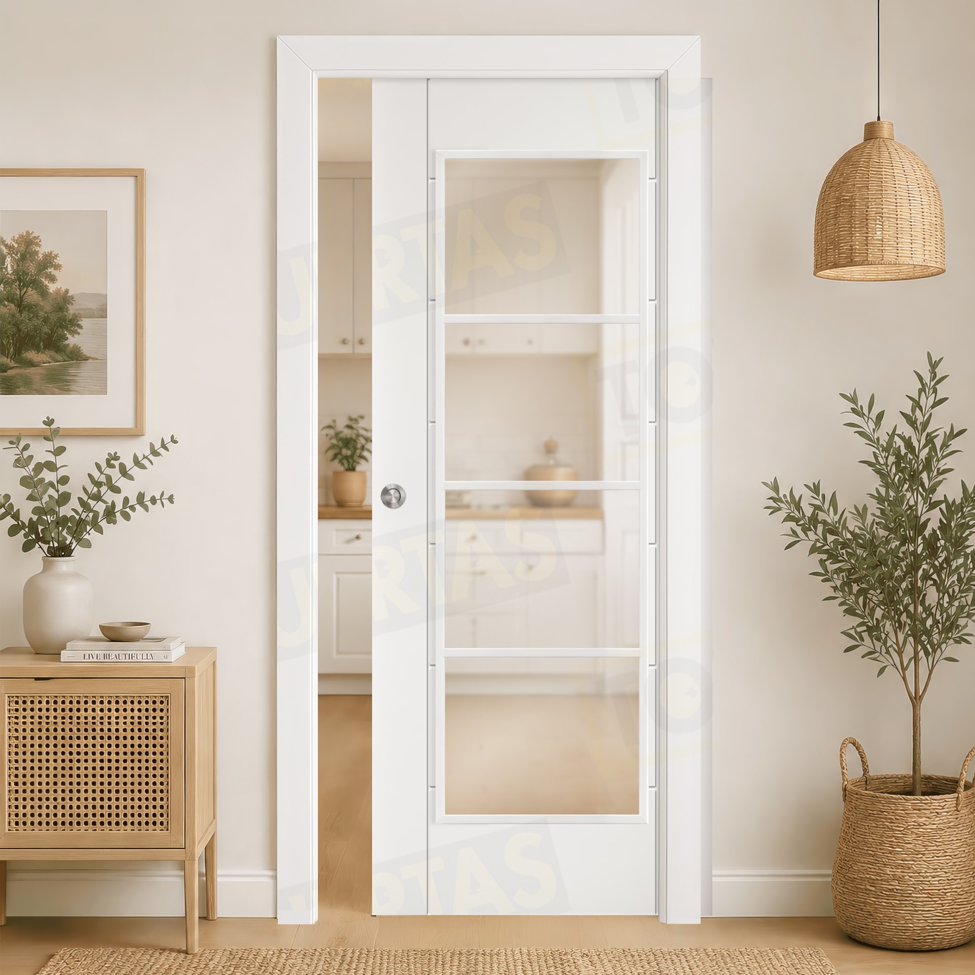 Puerta Corredera Mod. Montecarlo V4
