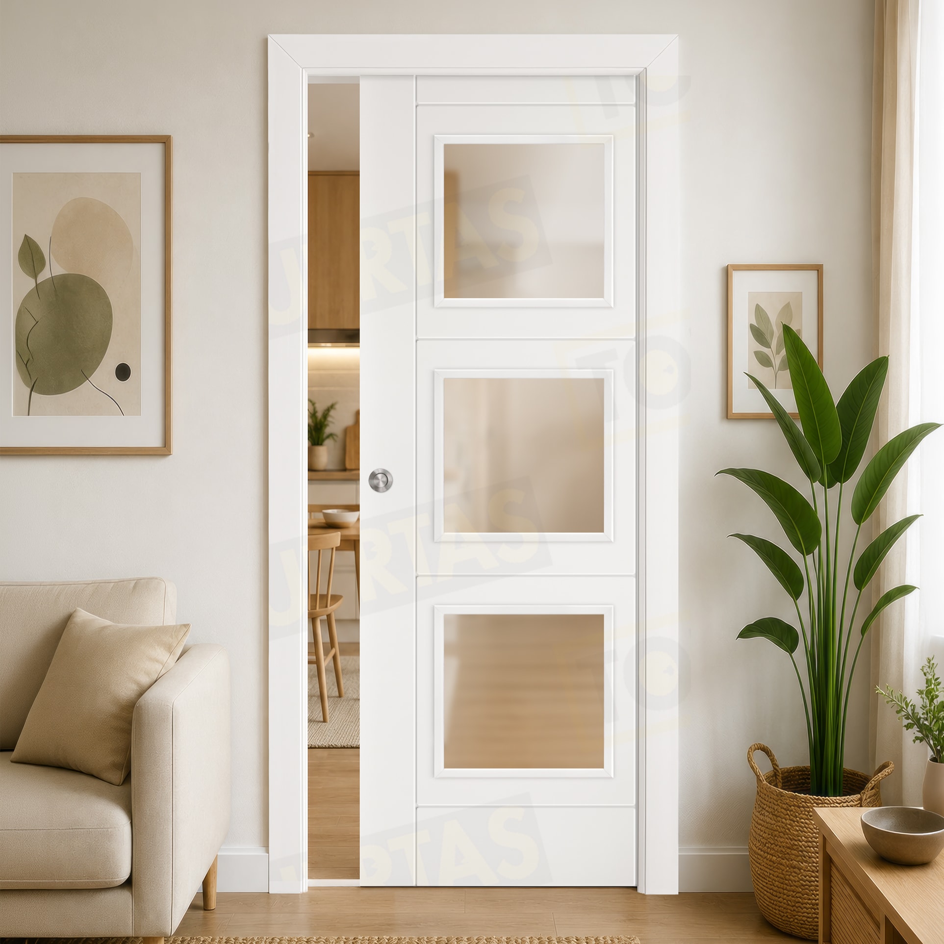 Puerta Corredera Mod. Tailandia BV3