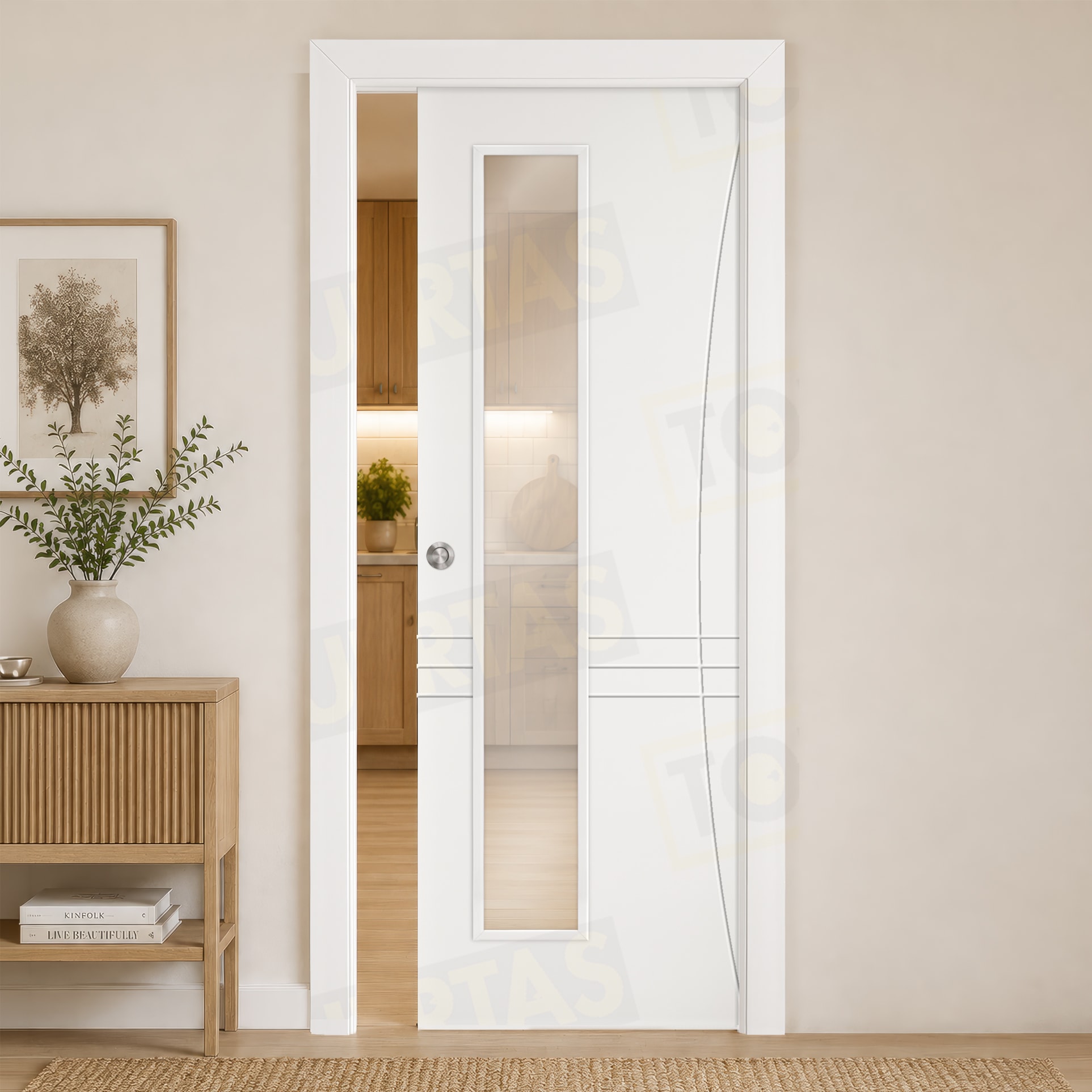 Puerta Corredera Mod. Torra V1L