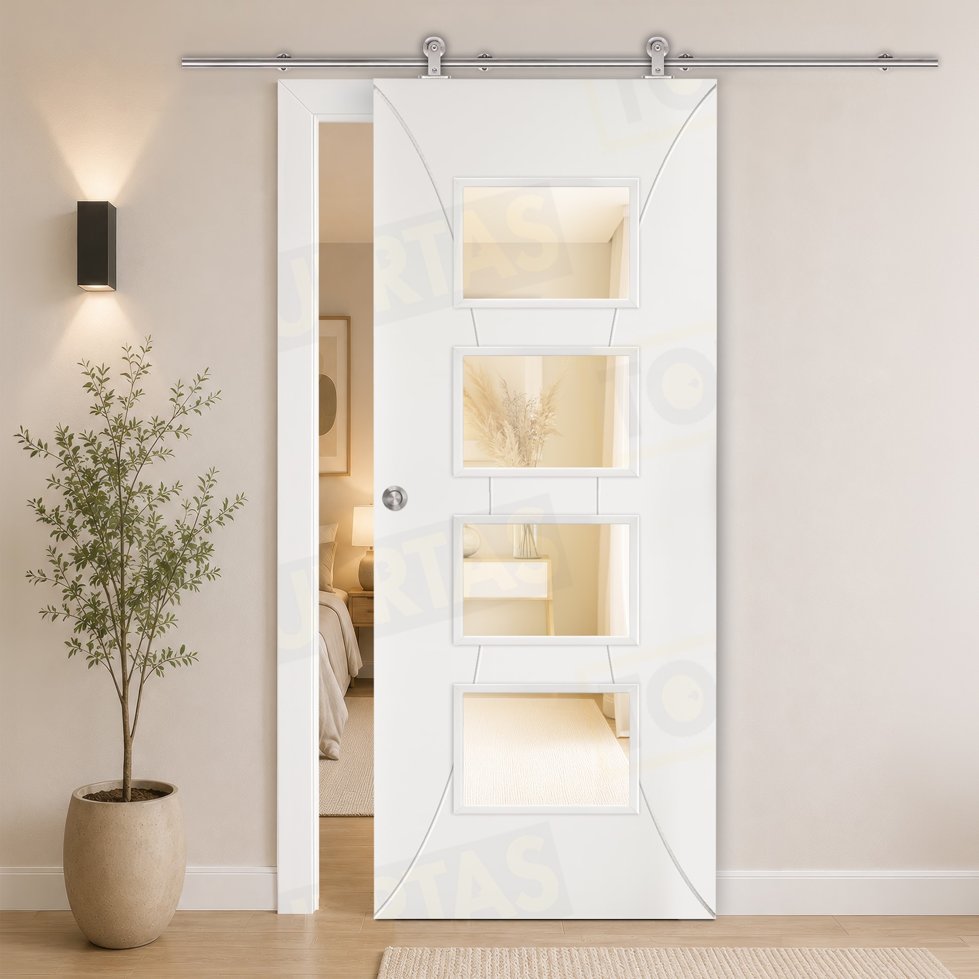 Puerta Corredera Mod. Yaundé BV4