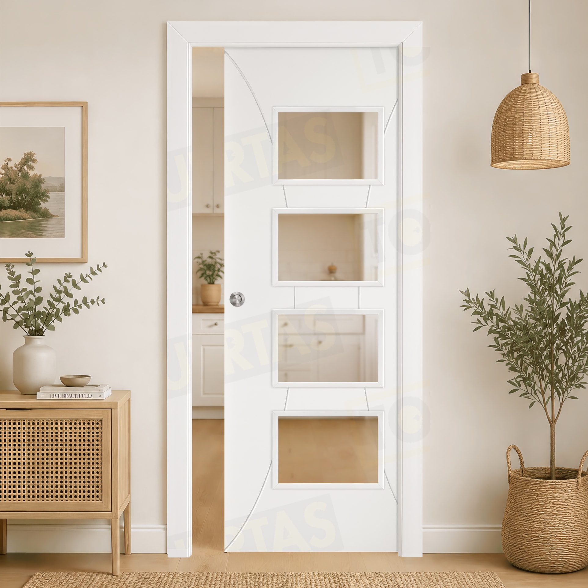 Puerta Corredera Mod. Yaundé BV4